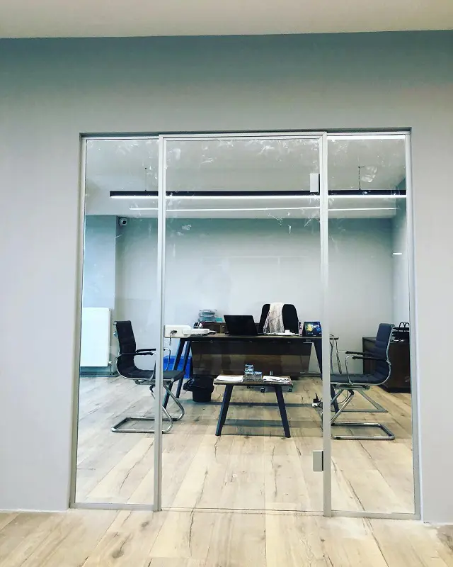 Ekoline Sistem Rondo Kapılı Cam Bölme