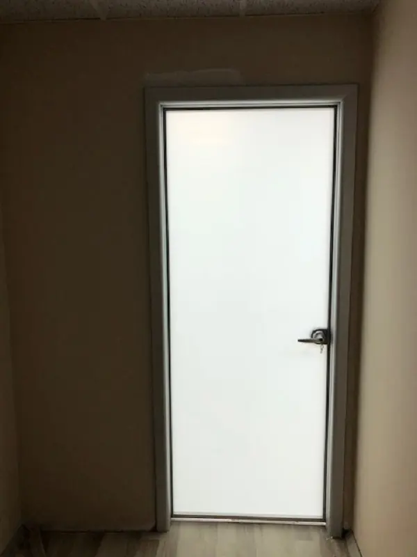 Hoppe Çerçeveli Cam Kapı Opak