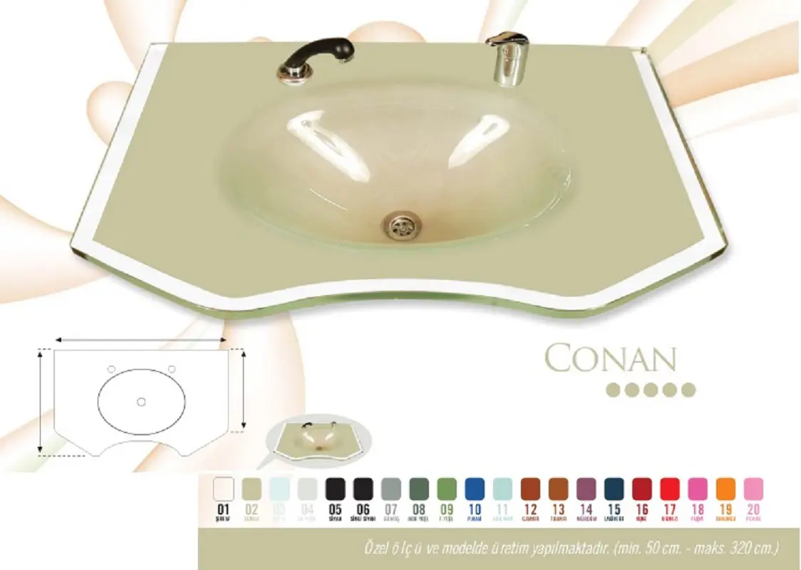 Conan Cam Lavabo