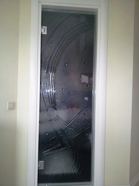 Paraduş Rölyef Camlı kapı